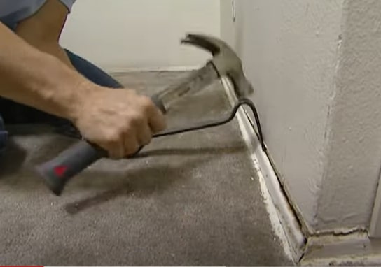 removing baseboards